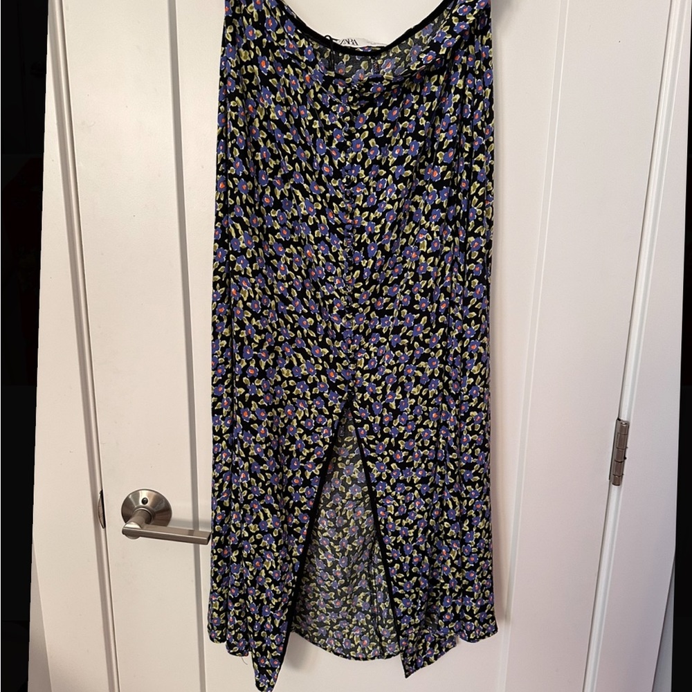 Floral Mid Length Skirt